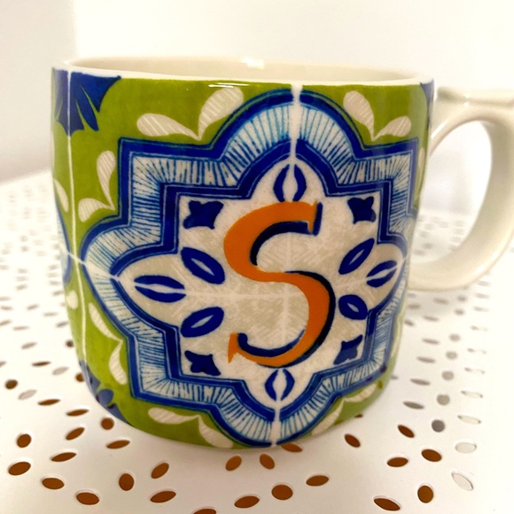Anthropologie monogram S mug - Picture 2 of 6